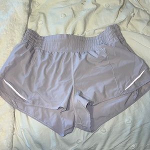 purple LULULEMON shorts